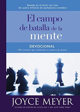 portada Devocional el campo de batalla de la mente: 100 consejos que cambiarán su manera de pensar (Spanish Edition)