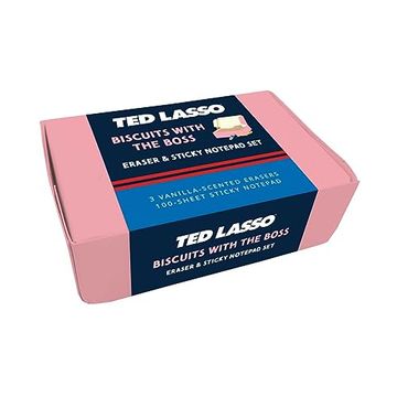 portada Ted Lasso: Biscuits With the Boss Scented Eraser & Sticky Notepad set [Loose Leaf] Insights