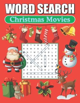 portada Word Search Christmas Movies: Large Print Word Find Puzzles (en Inglés)