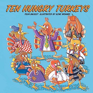 portada Ten Hungry Turkeys (en Inglés)
