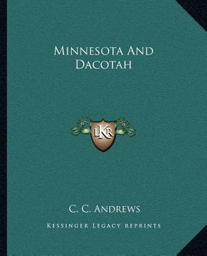 portada minnesota and dacotah (en Inglés)