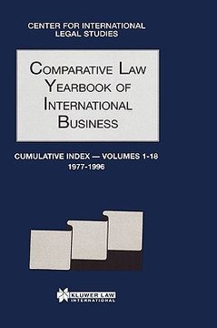 portada comparative law yearbook of international business cumulative index (en Inglés)