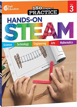 portada 180 Days: Hands-On Steam: Grade 3 (180 Days of Practice) (in English)