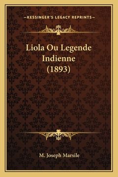 portada Liola Ou Legende Indienne (1893) (in French)
