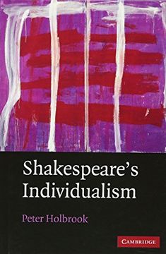 portada Shakespeare's Individualism Hardback (en Inglés)