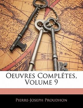 portada Oeuvres Complétes, Volume 9 (in French)
