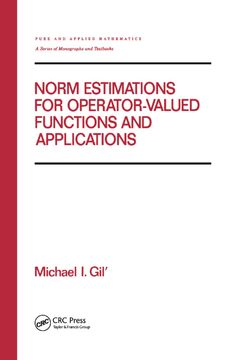 portada Norm Estimations for Operator Valued Functions and Their Applications (en Inglés)