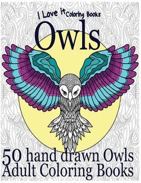 portada Adult Coloring Books: Owls (in English)