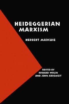 portada Heideggerian Marxism (European Horizons) (en Inglés)