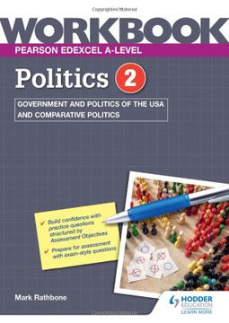 portada Pearson Edexcel A-Level Politics Workbook 2: Us Government and Politics (en Inglés)