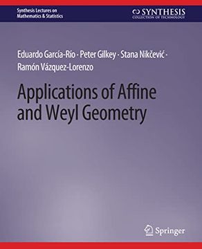 portada Applications of Affine and Weyl Geometry (en Inglés)