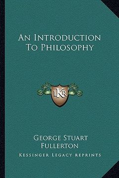 portada an introduction to philosophy