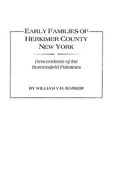 portada early families of herkimer county, new york (en Inglés)