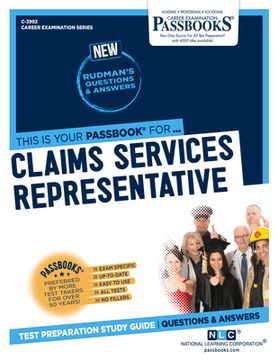 portada Claims Services Representative (C-3992): Passbooks Study Guide Volume 3992 (in English)