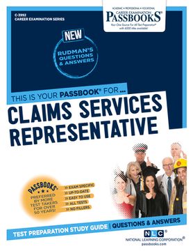 portada Claims Services Representative (C-3992): Passbooks Study Guide Volume 3992