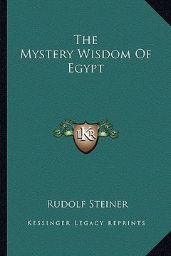 portada the mystery wisdom of egypt (in English)