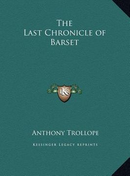 portada the last chronicle of barset (en Inglés)