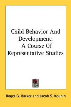 portada child behavior and development: a course of representative studies (in English)