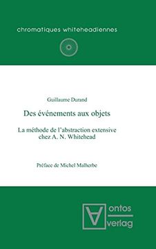 portada Des Événements aux Objets (in French)