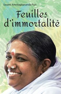 portada Feuilles d'immortalité (in French)