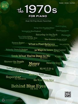 portada Greatest Hits -- the 1970S for Piano: Over 50 pop Music Favorites (Piano (in English)