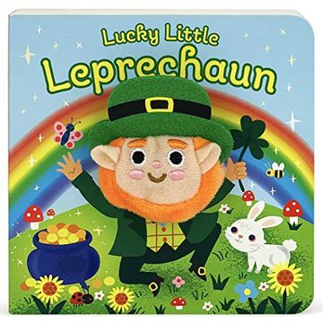 portada Lucky Little Leprechaun (Finger Puppet Board Book) (in English)