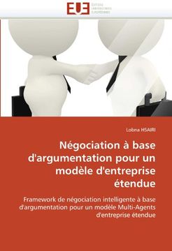 portada Negociation a Base D'Argumentation Pour Un Modele D'Entreprise Etendue
