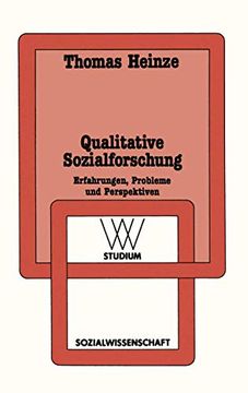 portada Qualitative Sozialforschung: Erfahrungen, Probleme und Perspektiven (in German)