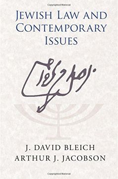 portada Jewish law and Contemporary Issues (en Inglés)