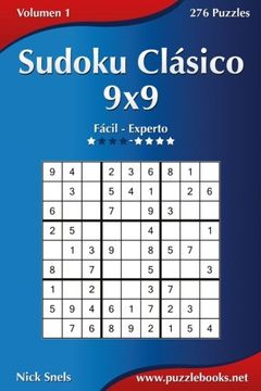 portada Sudoku Clásico 9x9 - de Fácil a Experto - Volumen 1 - 276 Puzzles: Volume 1