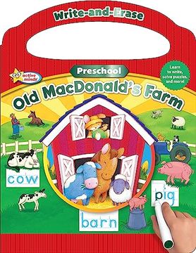 portada Active Minds Write-And-Erase Preschool old Macdonald's Farm 
