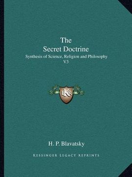 portada the secret doctrine: synthesis of science, religion and philosophy v3