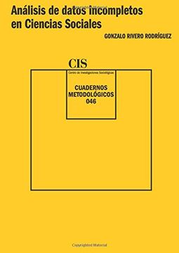 portada Análisis de Datos Incompletos en Ciencias Sociales (in Spanish)