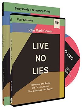 portada Live no Lies Study Guide With Dvd: Recognize and Resist the Three Enemies That Sabotage Your Peace (en Inglés)