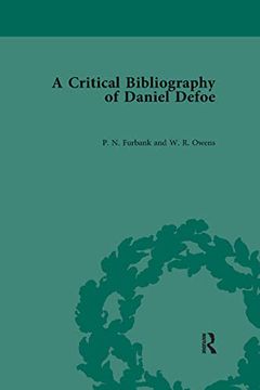 portada A Critical Bibliography of Daniel Defoe (in English)