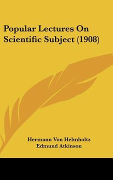 portada popular lectures on scientific subject (1908)