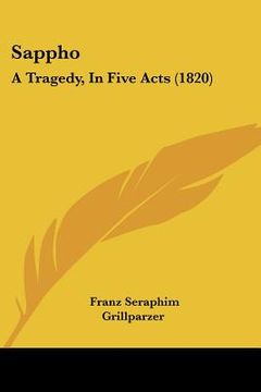 portada sappho: a tragedy, in five acts (1820) (en Inglés)