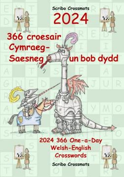 portada 2024 366 Croesair Cymraeg-Saesneg un bob Dydd / One-A-Day Welsh-English Crosswords Bilingual ed