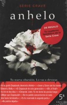 portada Pack Anhelo (Serie Crave 1) + Cuaderno de la Serie (in Spanish)