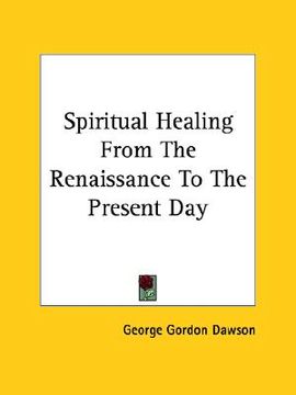 portada spiritual healing from the renaissance to the present day (en Inglés)