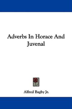 portada adverbs in horace and juvenal (en Inglés)