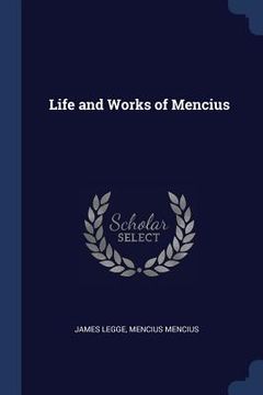 portada Life and Works of Mencius
