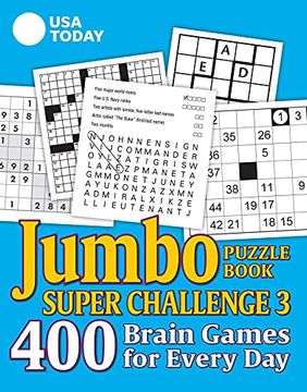 portada Usa Today Jumbo Puzzle Book Super Challenge 3 (Usa Today Puzzles) (Volume 30) (en Inglés)