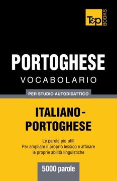 portada Vocabolario Italiano-Portoghese per studio autodidattico - 5000 parole (Italian Edition)