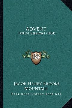 portada advent: twelve sermons (1834) (en Inglés)