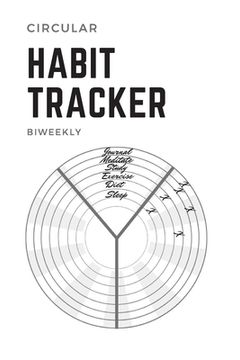 portada Circular Habit Tracker: A Year of Biweekly Habit Trackers (en Inglés)