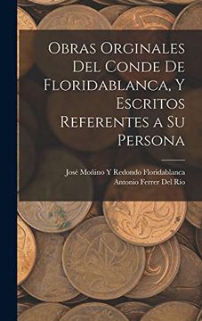 portada Obras Orginales del Conde de Floridablanca, y Escritos Referentes a su Persona