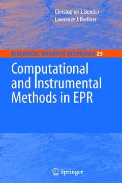 portada computational and instrumental methods in epr (in English)