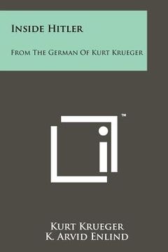 portada inside hitler: from the german of kurt krueger
