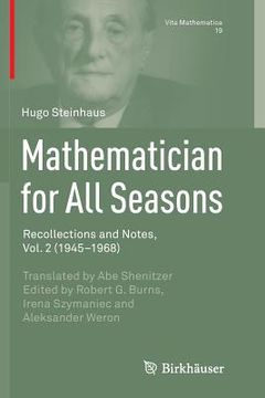 portada Mathematician for All Seasons: Recollections and Notes, Vol. 2 (1945-1968) (en Inglés)